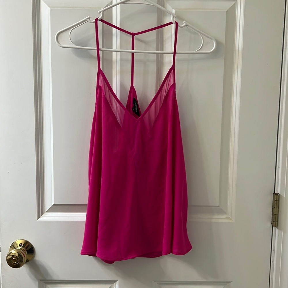 Express racer back flowy blouse